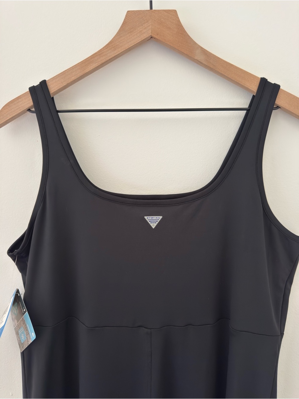 Black Tank Maxi Dress NWT Columbia PFG Freezer Size Large - Picture 4 of 16